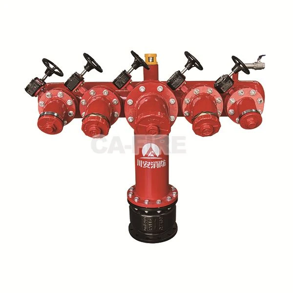Požární hydrant s více{0}}výstupem a vysokým-průtokem: maximální průtok, rychlé připojení, připravenost na požární pohotovost